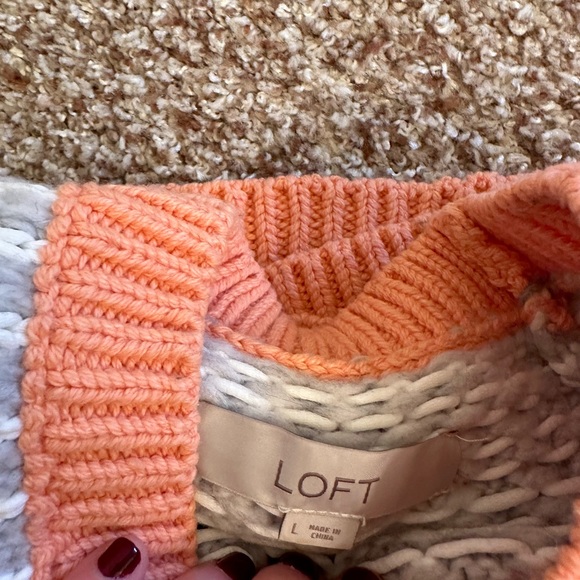 Loft fair isle crewneck sweater - Picture 3 of 5